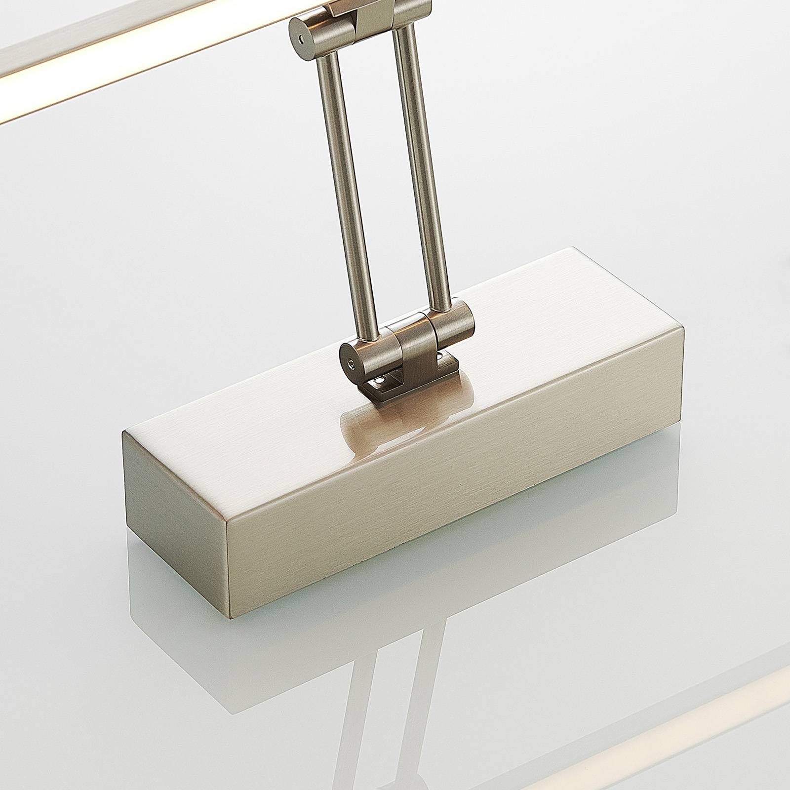 Lucande LED Wandleuchte, Wandlampe Innen 'Thibaud' (Modern) in Alu aus Metall u.a. für Wohnzimmer & Esszimmer (1 flammig,) - Bilderleuchte, Wandstrahler, Wandbeleuchtung Schlafzimmer/Wohnzimmer