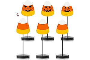 Bewitching Wooden Candy Corn Centerpiece