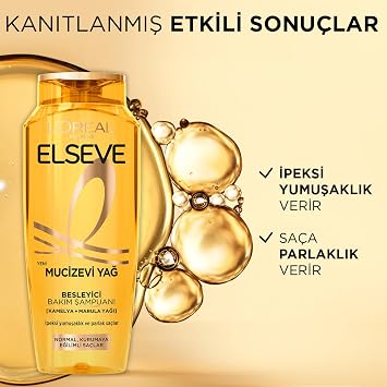 L'Oreal Paris Elseve Mucizevi Yağ Besleyici Bakım Şampuanı 400 ml