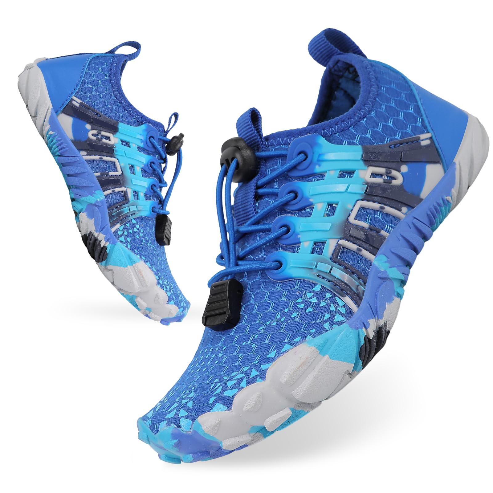 Tolaler Escarpines Niño Niña Calcetines de Piscina Zapatos de Agua Antideslizante Secado Rápido Zapatos de Playa Descalzo Unisex Bebé Verano Barefoot Calzado para Natación Surf