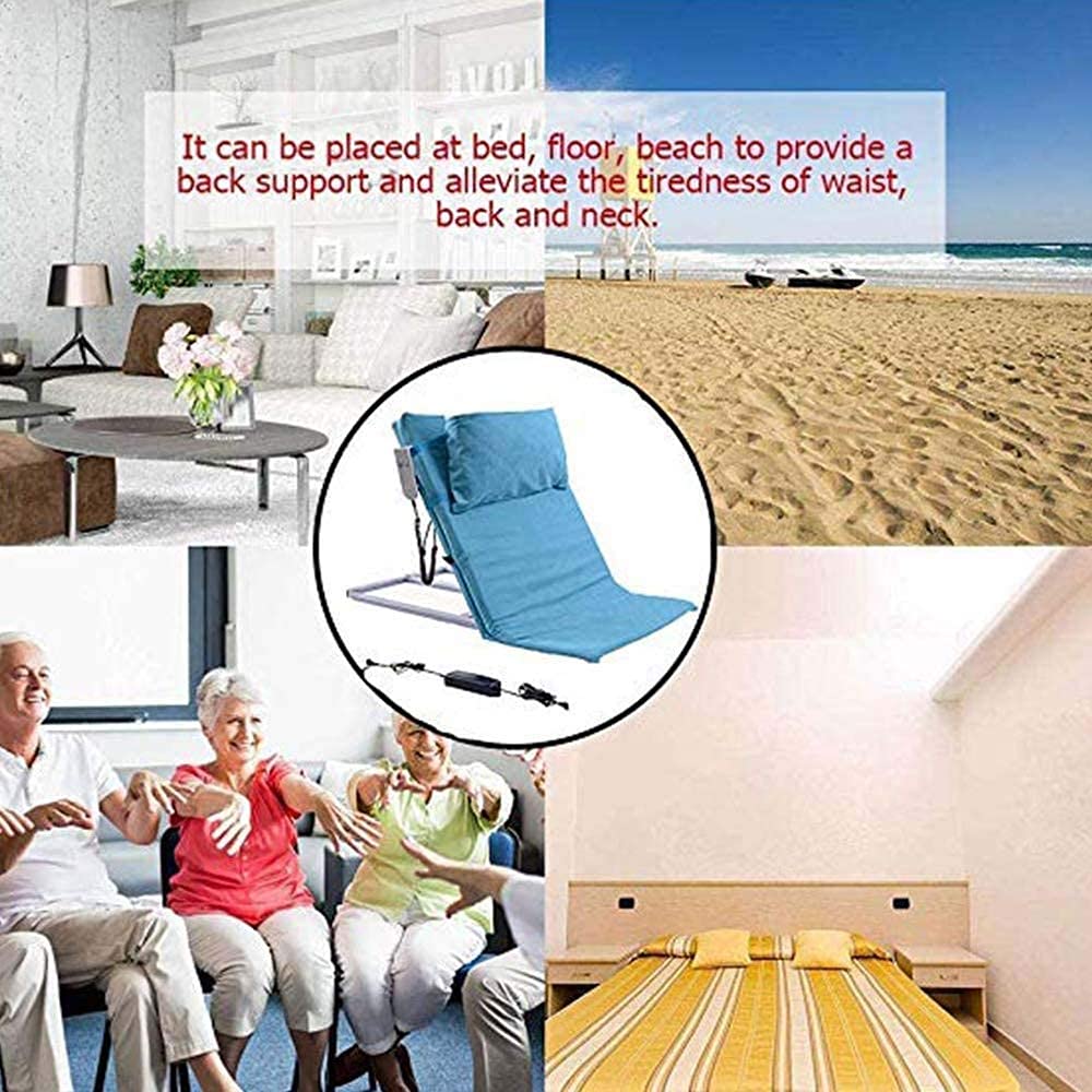 Schienale letto elettrico, sollevatore cuscino, schienale letto sollevabile elettricamente Include sistema di pompa elettrica e coprimaterasso adatto a letto ospedaliero standard