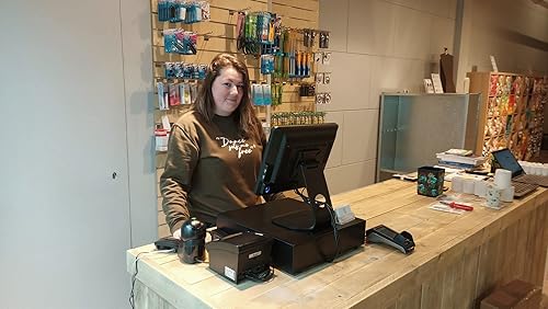 Miniatura 7 de Aclas Impresora térmica de recibos de 3 pies 18 de 3.150 in con cortador automático, cajón de efectivo, ventanas ESCPOS para impresoras de recibos