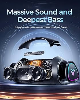 Amazon.com: YEAHBOX Sonic Boom MAX 300W Max Large Bluetooth