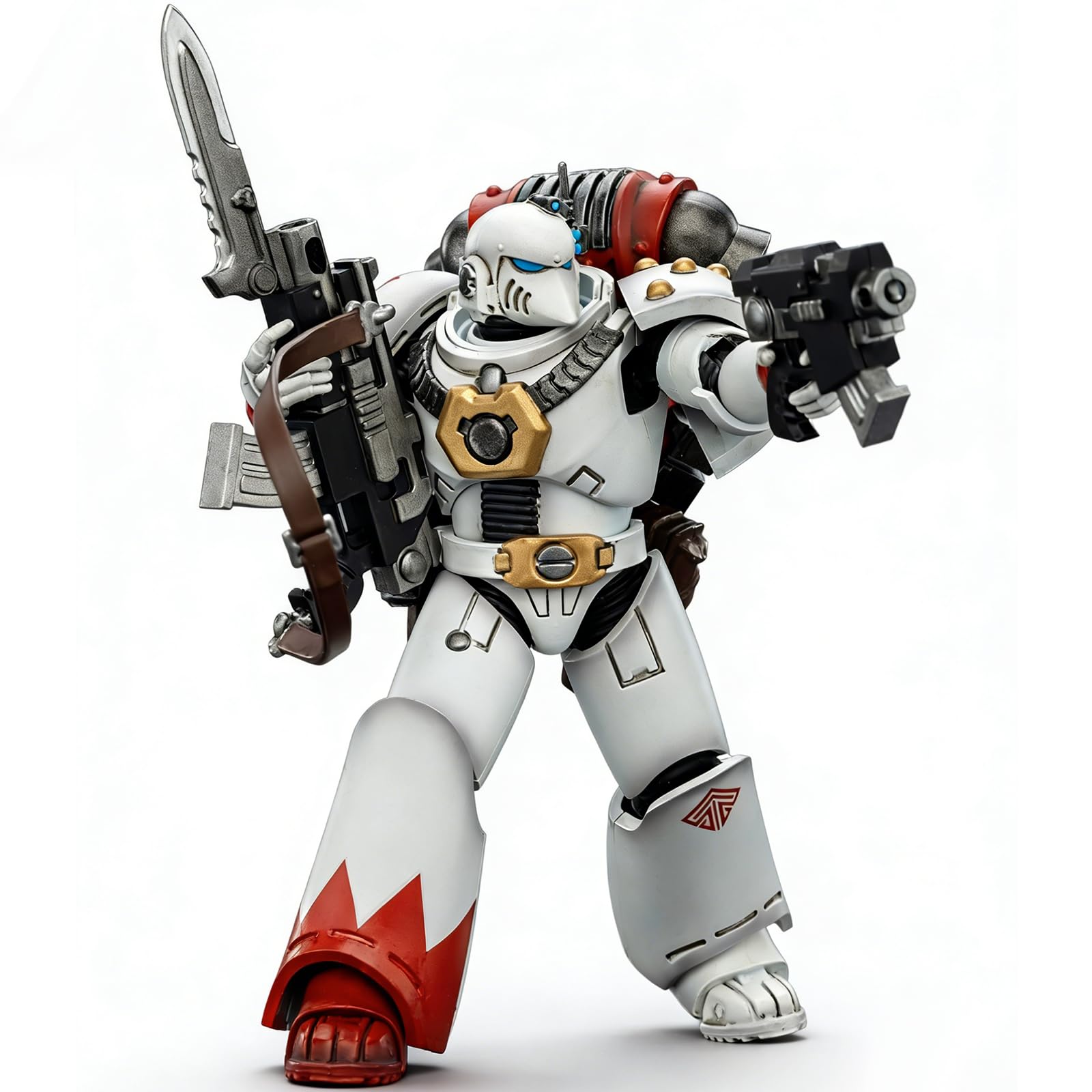 JOYTOY Warhammer 40k Horus Heresy, White Scars MKVI Tactical Legionary 1/18 Action Figure Collect And Display Model