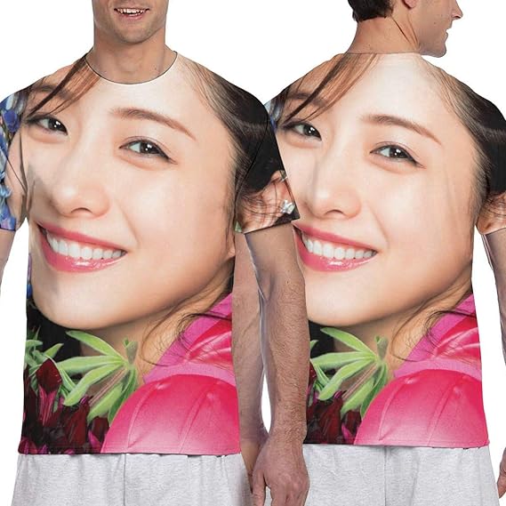 Amazon Co Jp Tシャツ石原里美いしはらさとみ 石原さとみ 7 男女兼用 3dプリント 半袖 快適 吸水速乾 おしゃれ 人気 ゆったり 柔らかい 下着 人気 肌着 シャツ 夏服 おしゃれｼﾝプﾙ通勤 通学 運動 日常用 プレゼント ファッション