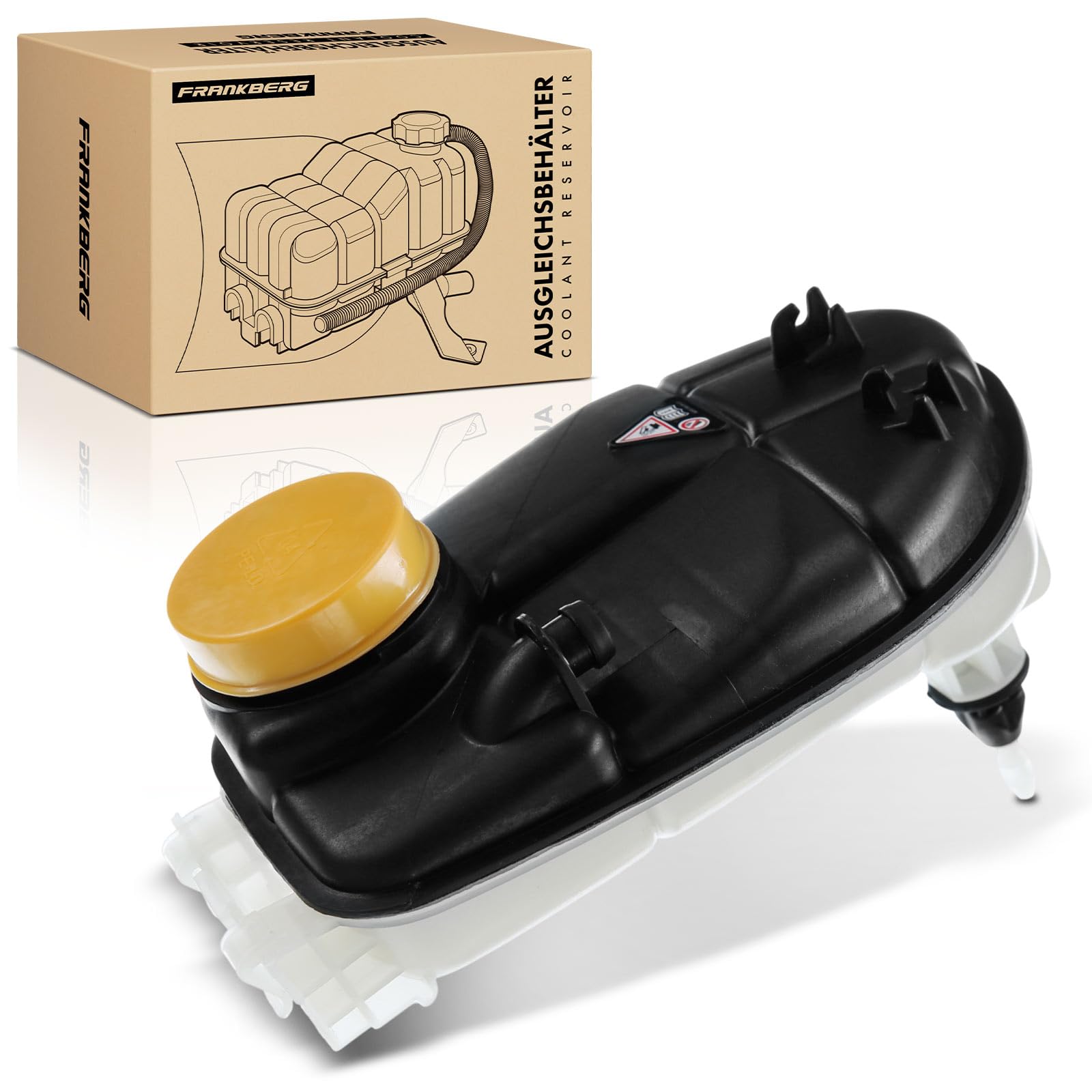 Frankberg Depósito de compensación depósito de refrigerante Compatible con GLClase A X156 1.6L Clase A W176 1.6L CLA Shooting Brake X117 1.6L GLClase A X156 2.0L GLClase A X156 2.1L 2465000049
