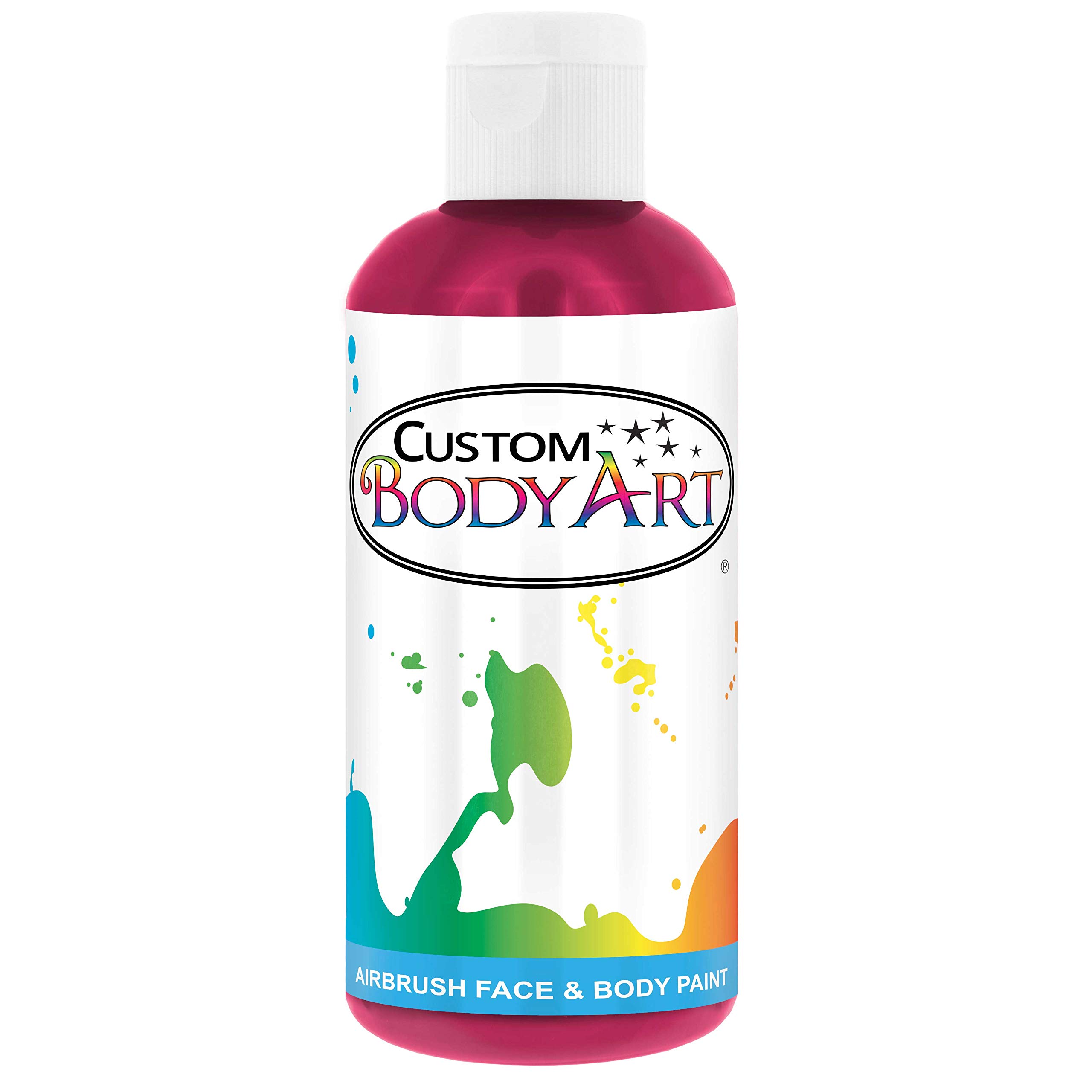 Amazon.com: Custom Body Art 8 oz Pink Water-Based Air Brush Paint