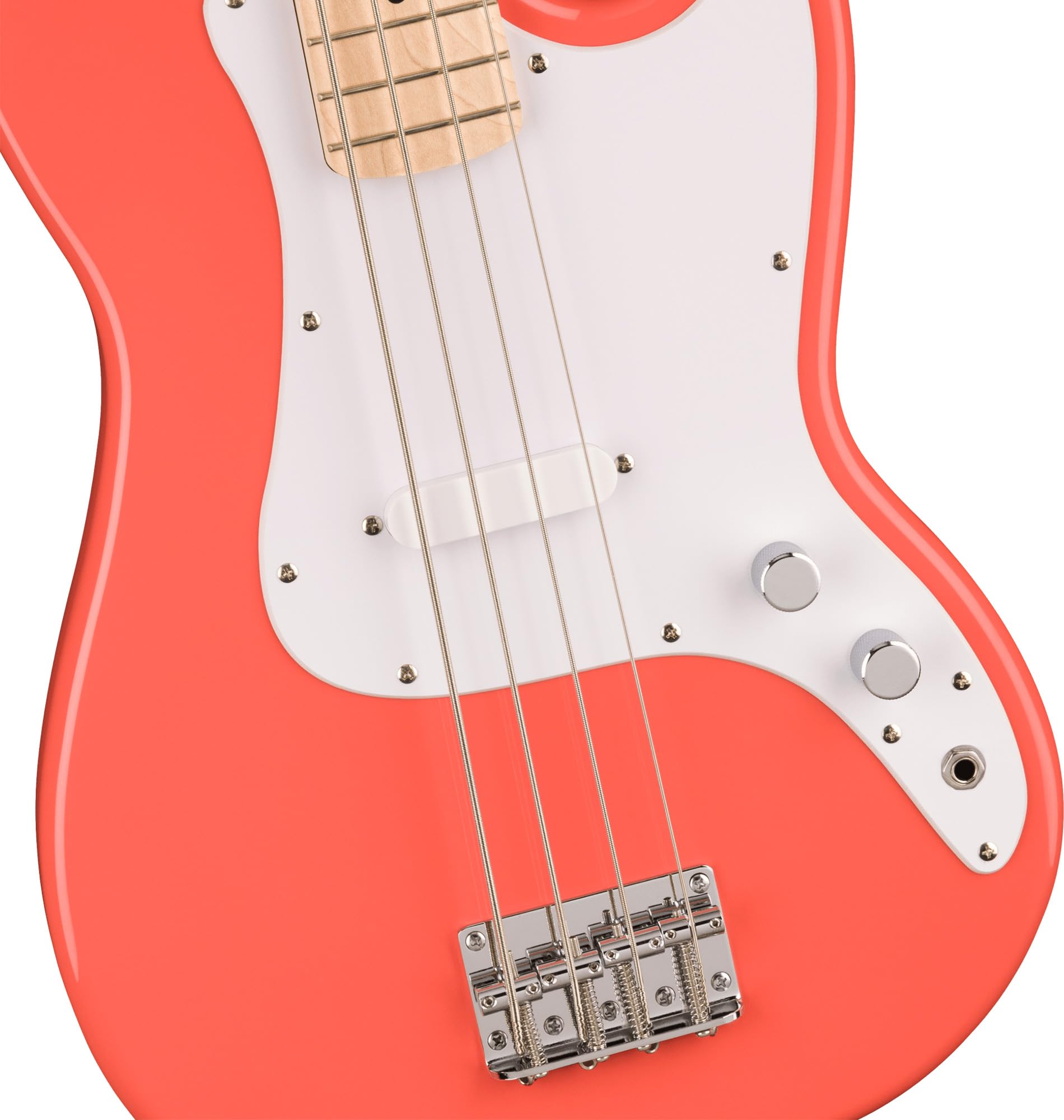 Amazon.com: Fender Squier Sonic Bronco Bass - Tahitian Coral