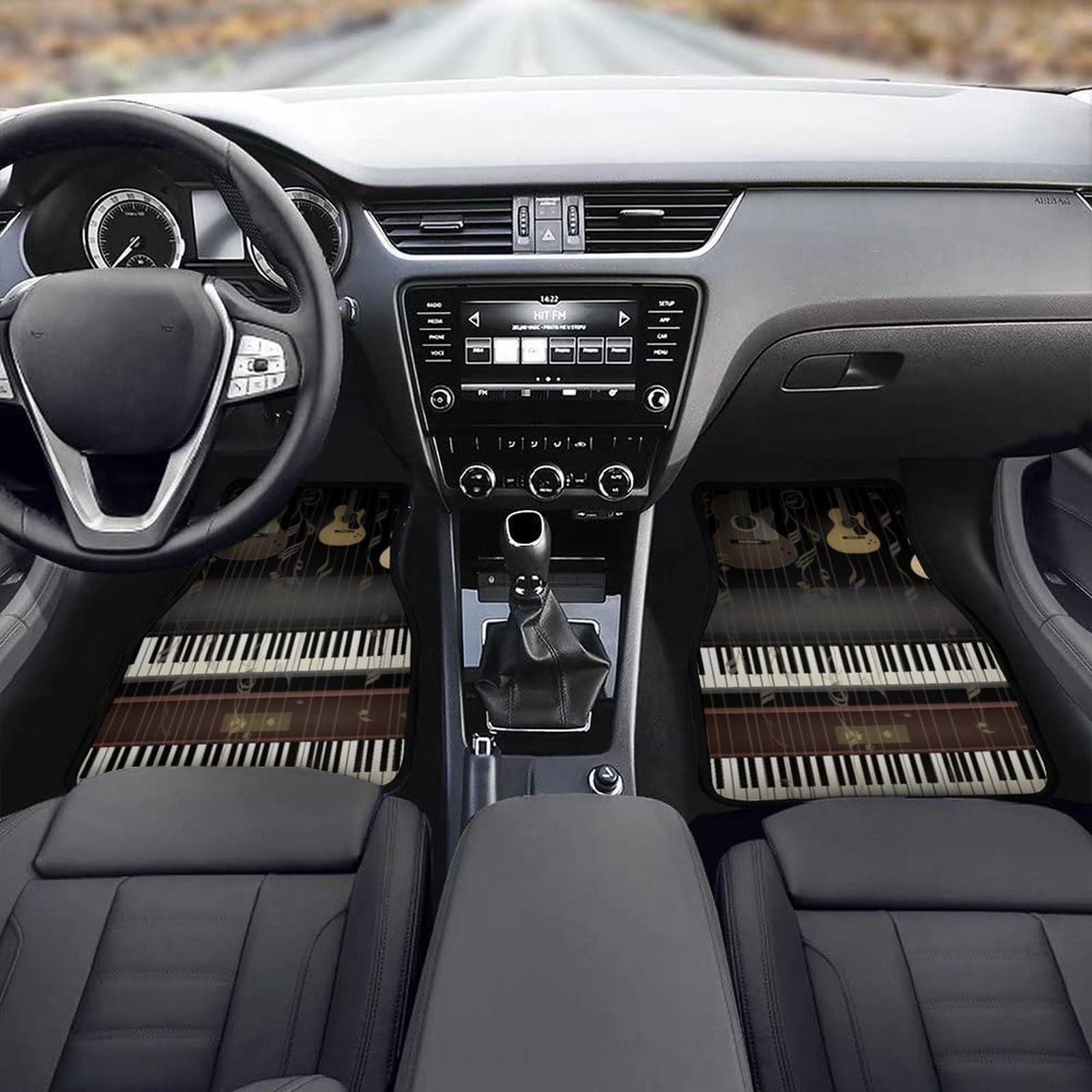 4 tappetini per auto, resistenti, antiscivolo, facili da pulire, adatti per la maggior parte delle auto, per tutte le stagioni, universali, adatti per SUV, berline e camion