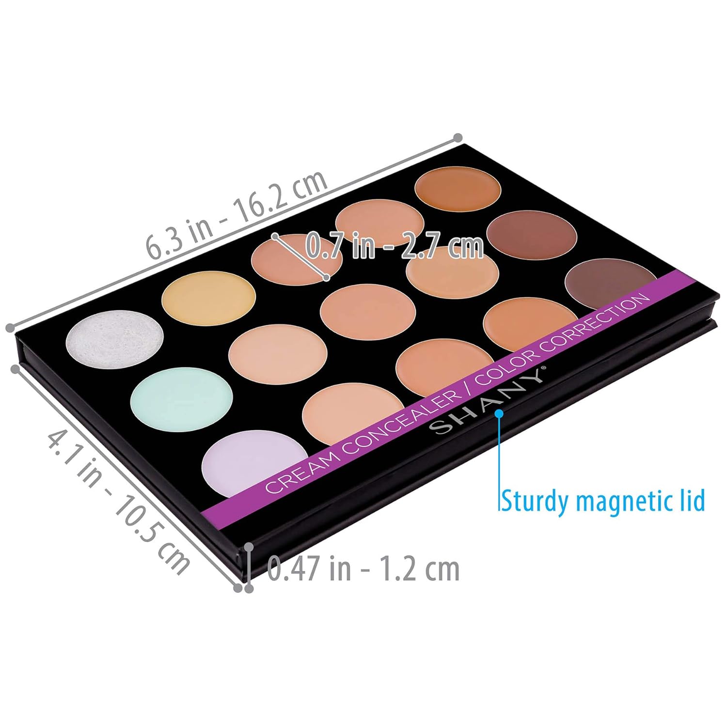 SHANY Cream Concealer/Camouflage Color Correcting Palette - Layer 2 - Refill for the 6 Layer Mini Masterpiece Collection Makeup Set - Image 4