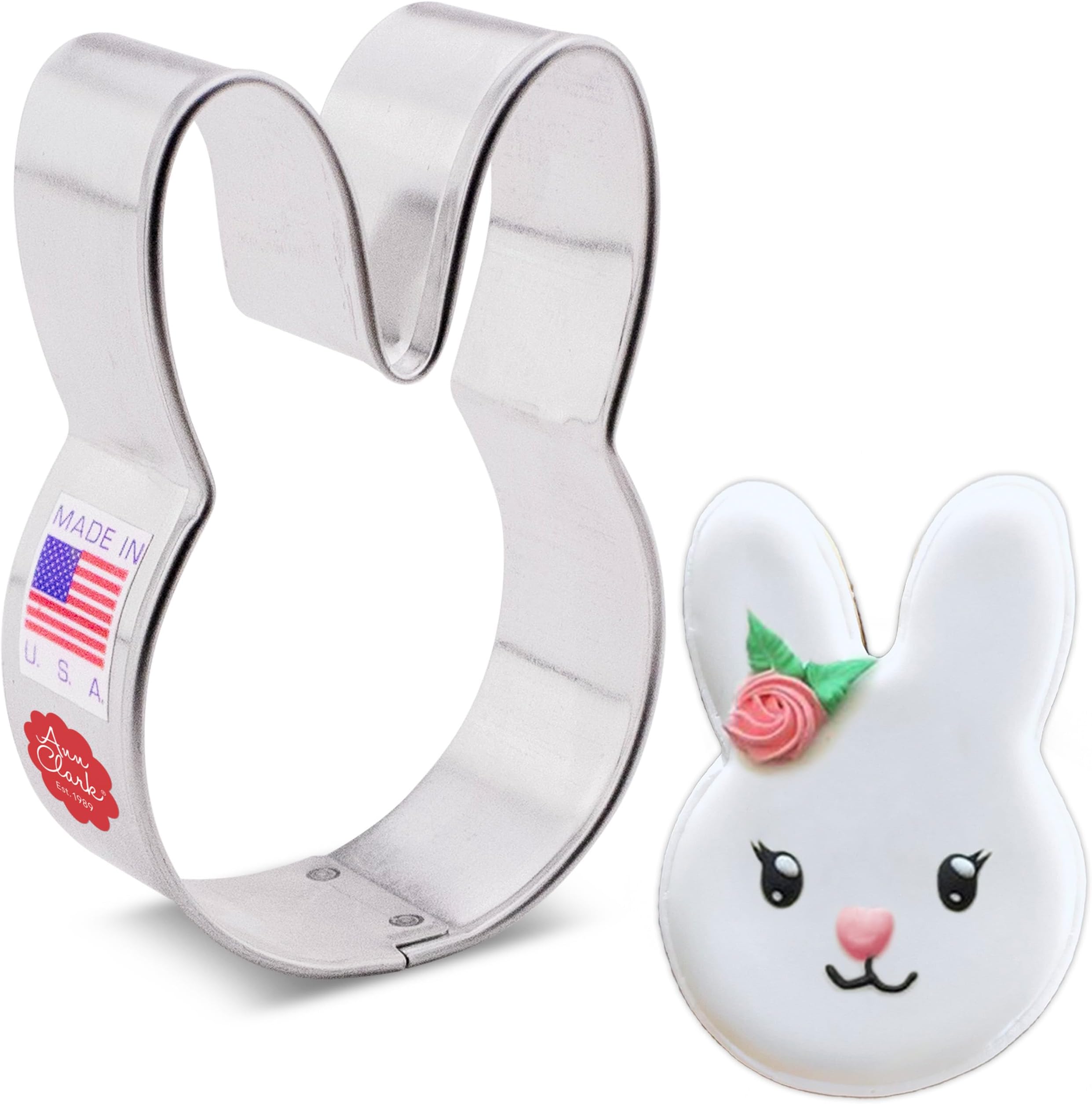 Easter Bunny Cookie Cutter 3" Made in USA by Ann Clark