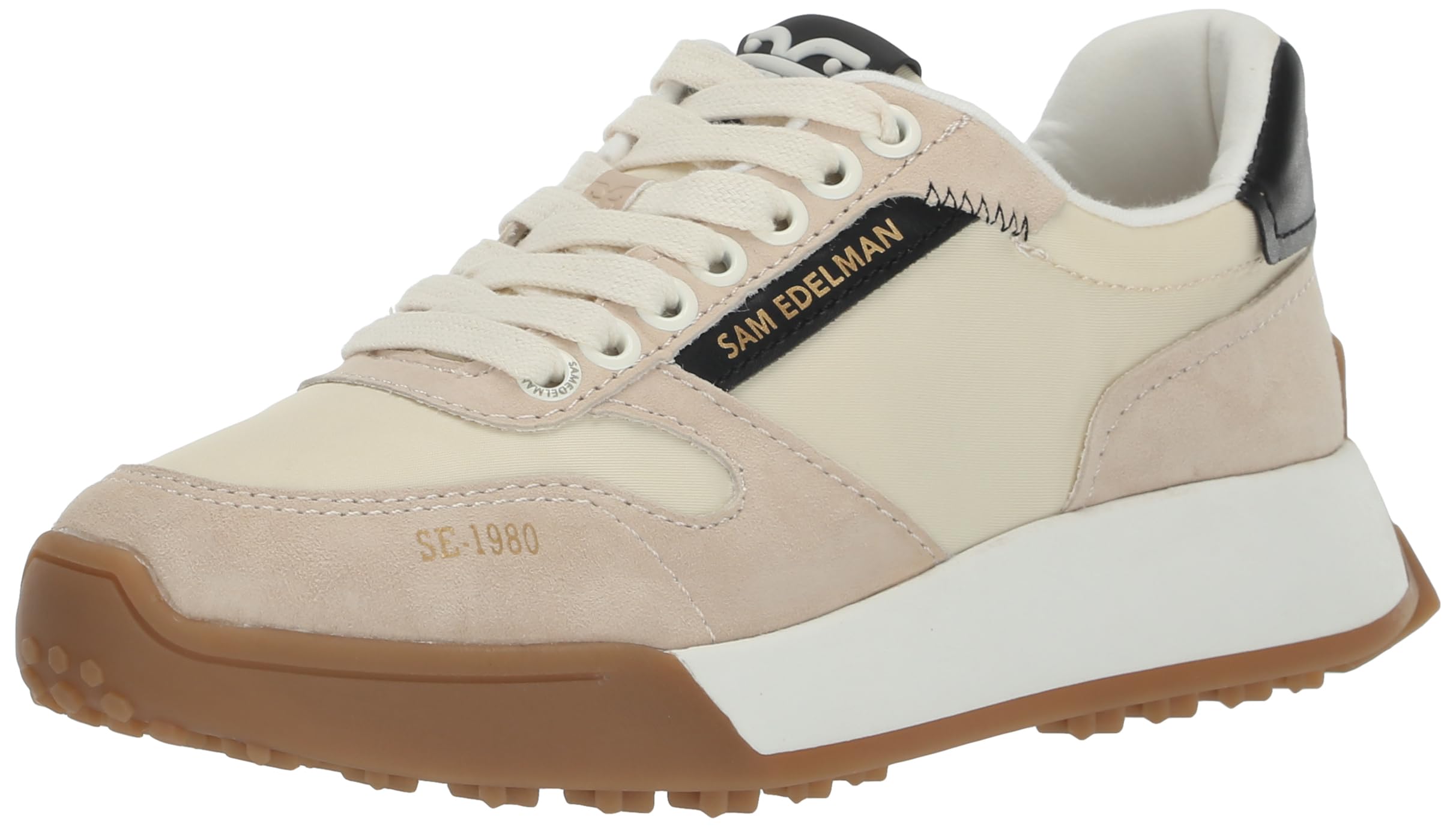 Sam Edelman Women's Layla Sneaker 40 EU Cream Multi