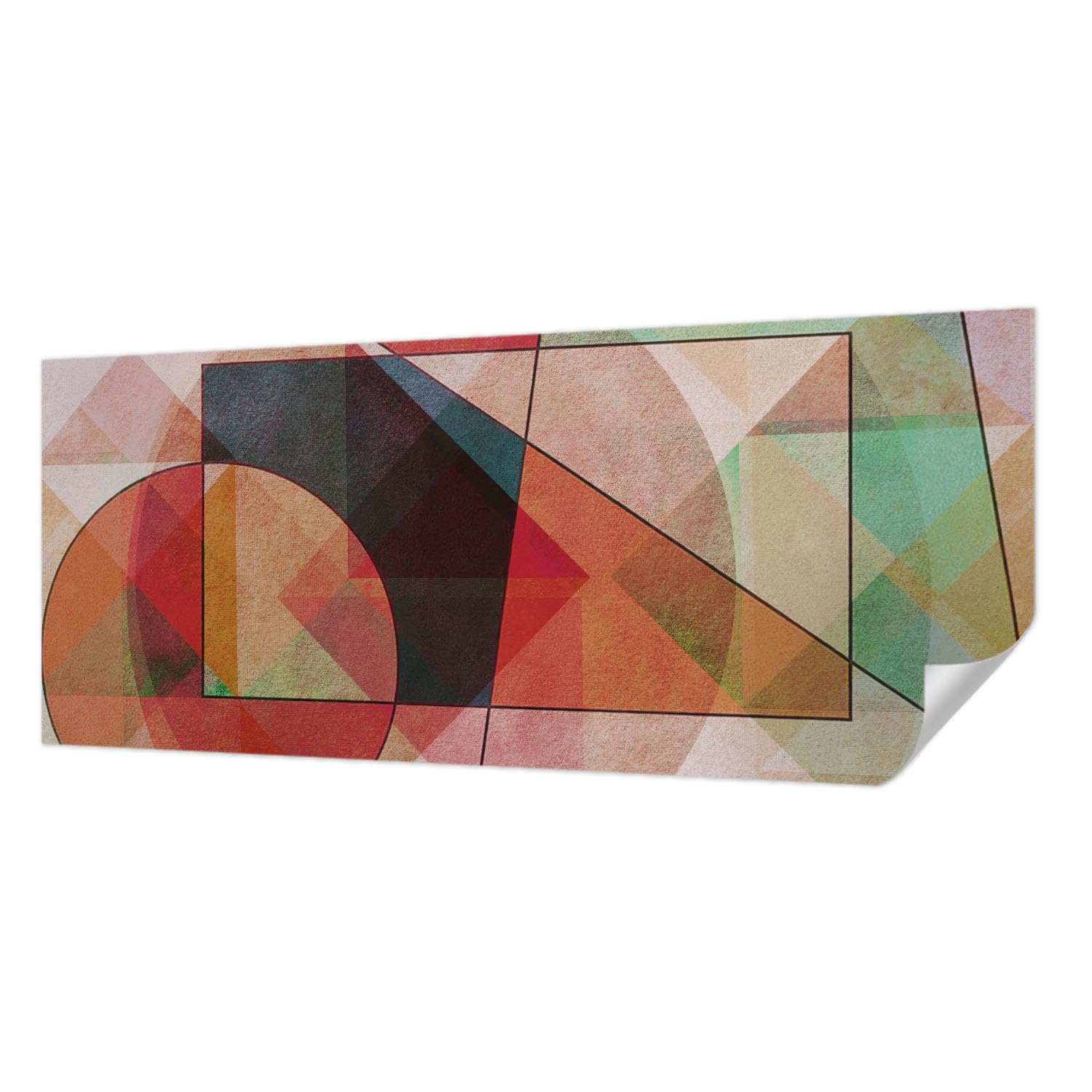 Papier peint résistant aux taches auto-adhésif 250x104 motif géométrique lavable