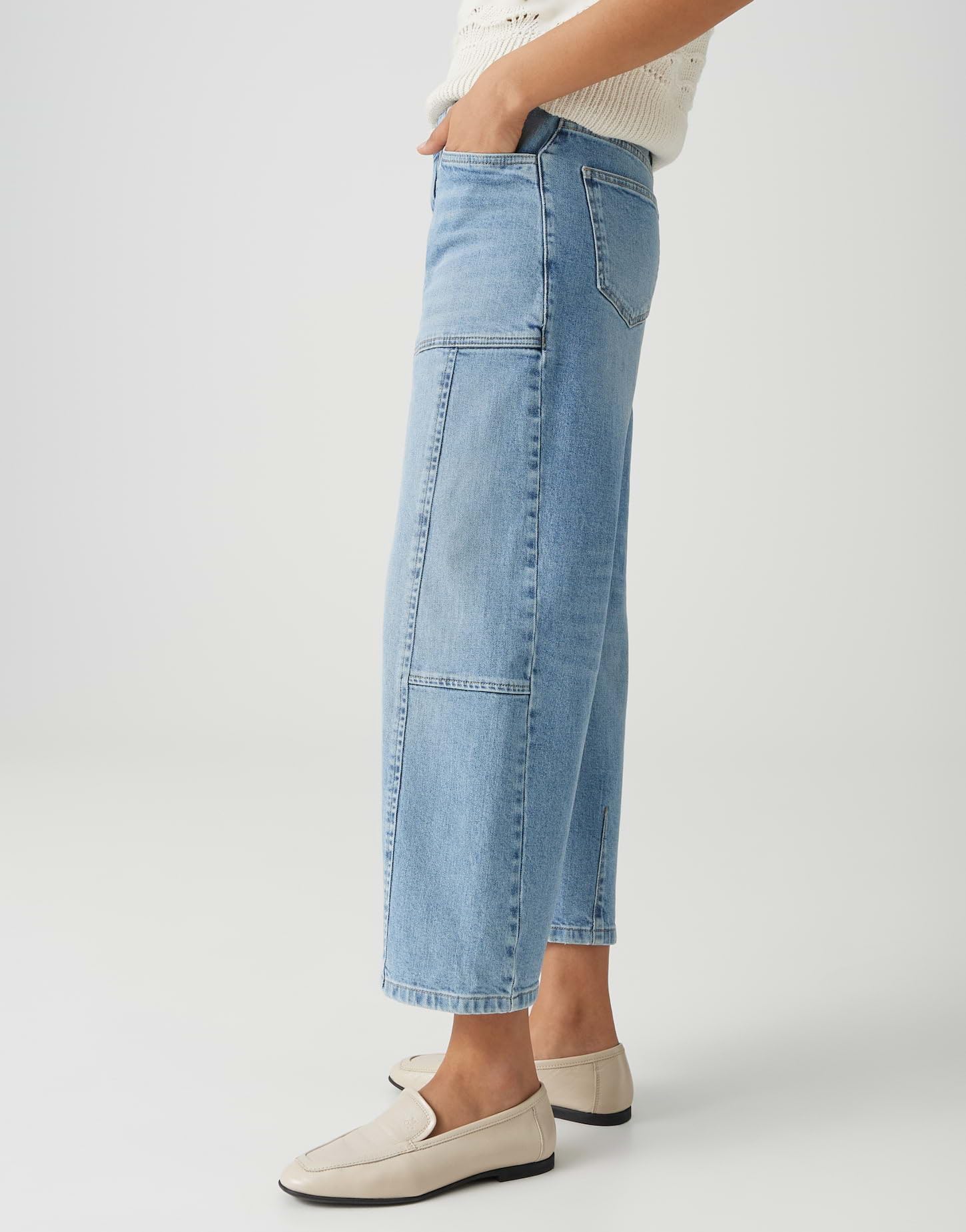 OPUS Damen Jeans | Lolah Lively Barrel Jeans aus Dry Indigo® Mid Rise