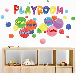 Cinrobiye Inspirational Quotes Wall Decals, Playroom Wall Art Stickers N...