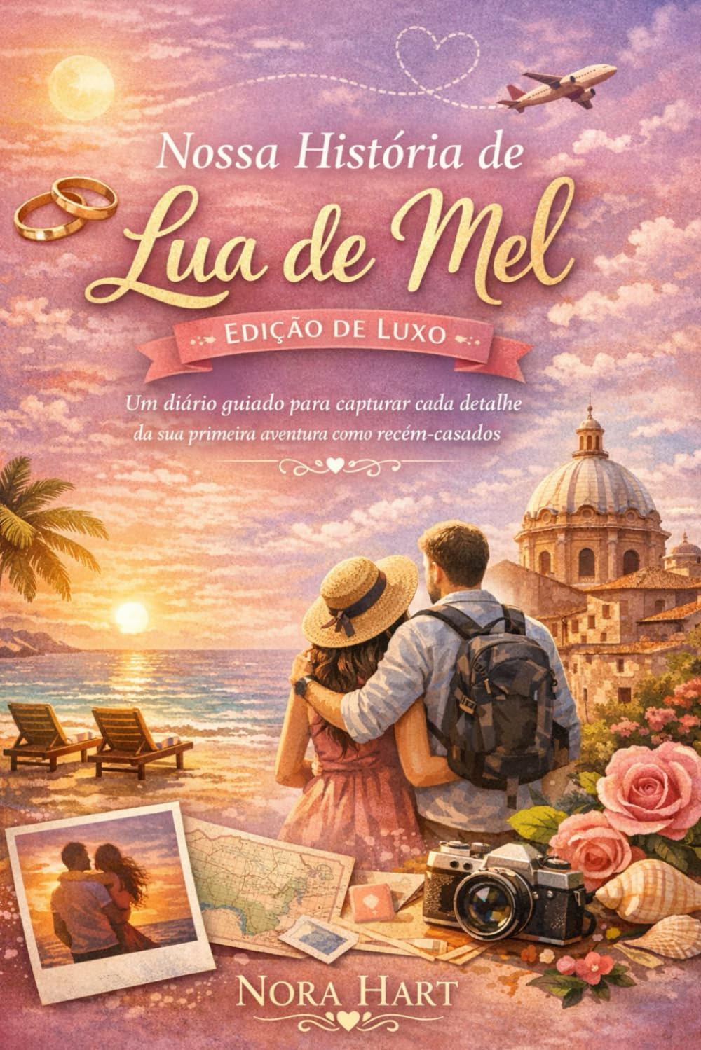 Nossa História de Lua de Mel: Edição de Luxo: Um diário guiado para capturar cada detalhe da sua primeira aventura como recém-casados