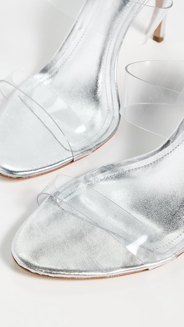 SCHUTZ Women's Ariella Strappy Sandals, Silver, 6 Medium US by SCHUTZ - Used condition - Image 4