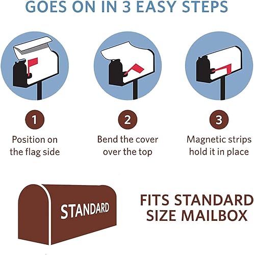 Miniatura 7 de Rock and Roll - Fundas de buzón de esqueleto bohemio hippie, fundas magnéticas para buzón, tamaño grande, 25.5 x 21 pulgadas para decoración de