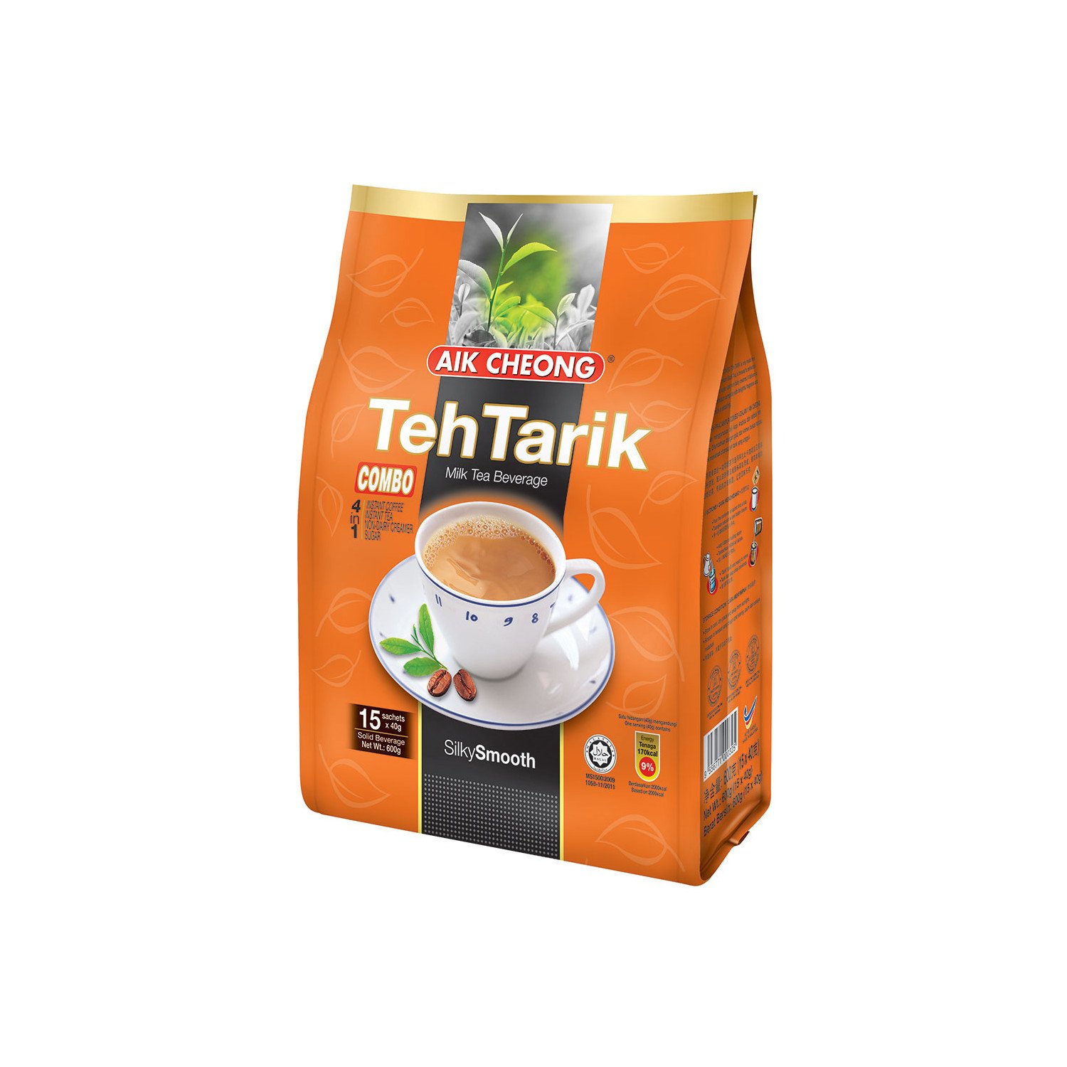 Aik Cheong Instant 3 in 1 Coffee and Tea Mix 500g. (20g.x25 Sachets)