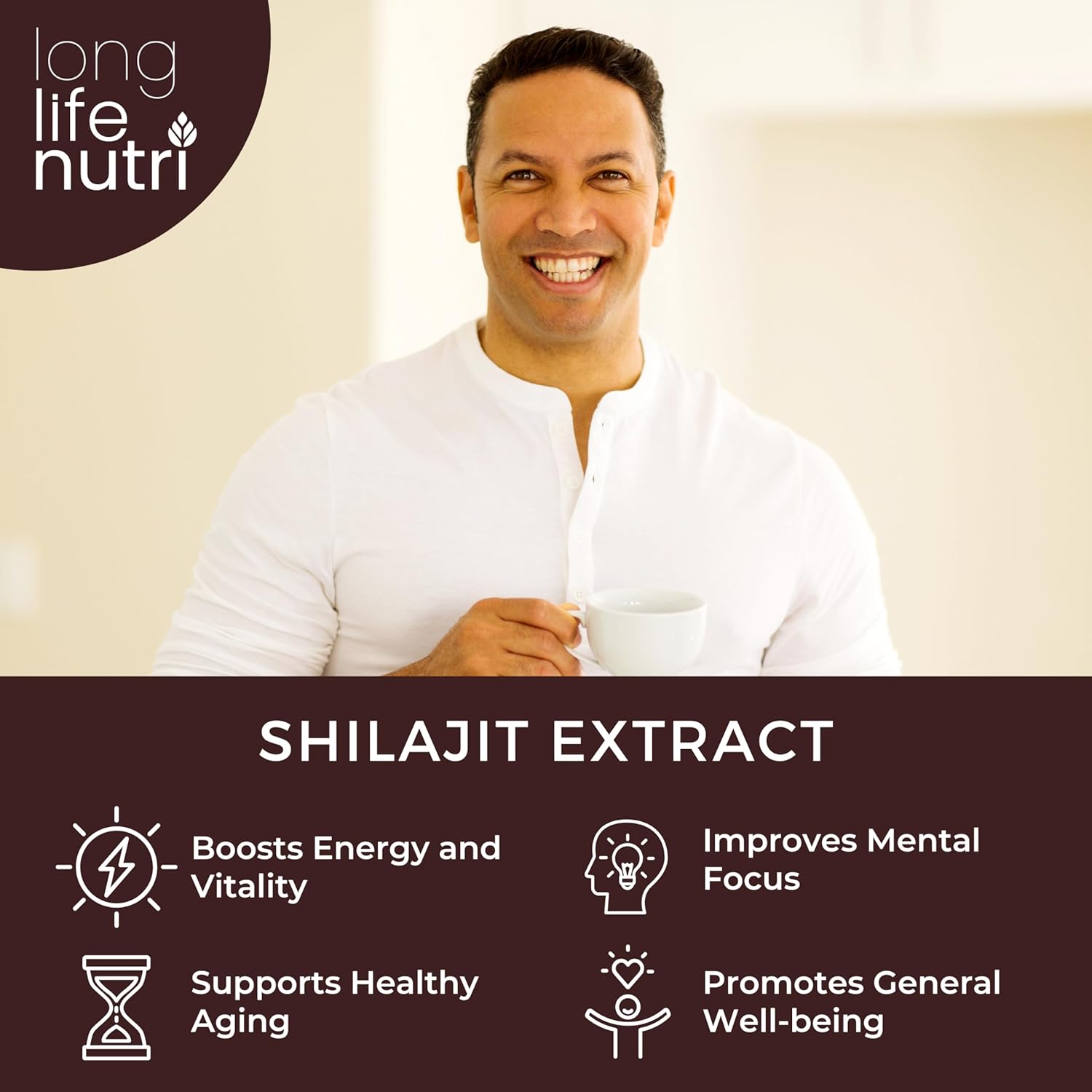 Shilajit Pure Himalayan Extract 500mg with 15% Fulvic Acid 500mg - 120 Vegetarian Capsules, 4 Month Supply, Organic Supplement for Vitality & Mental Clarity, Made in USA, Gluten Free, Non-GMO - Image 5