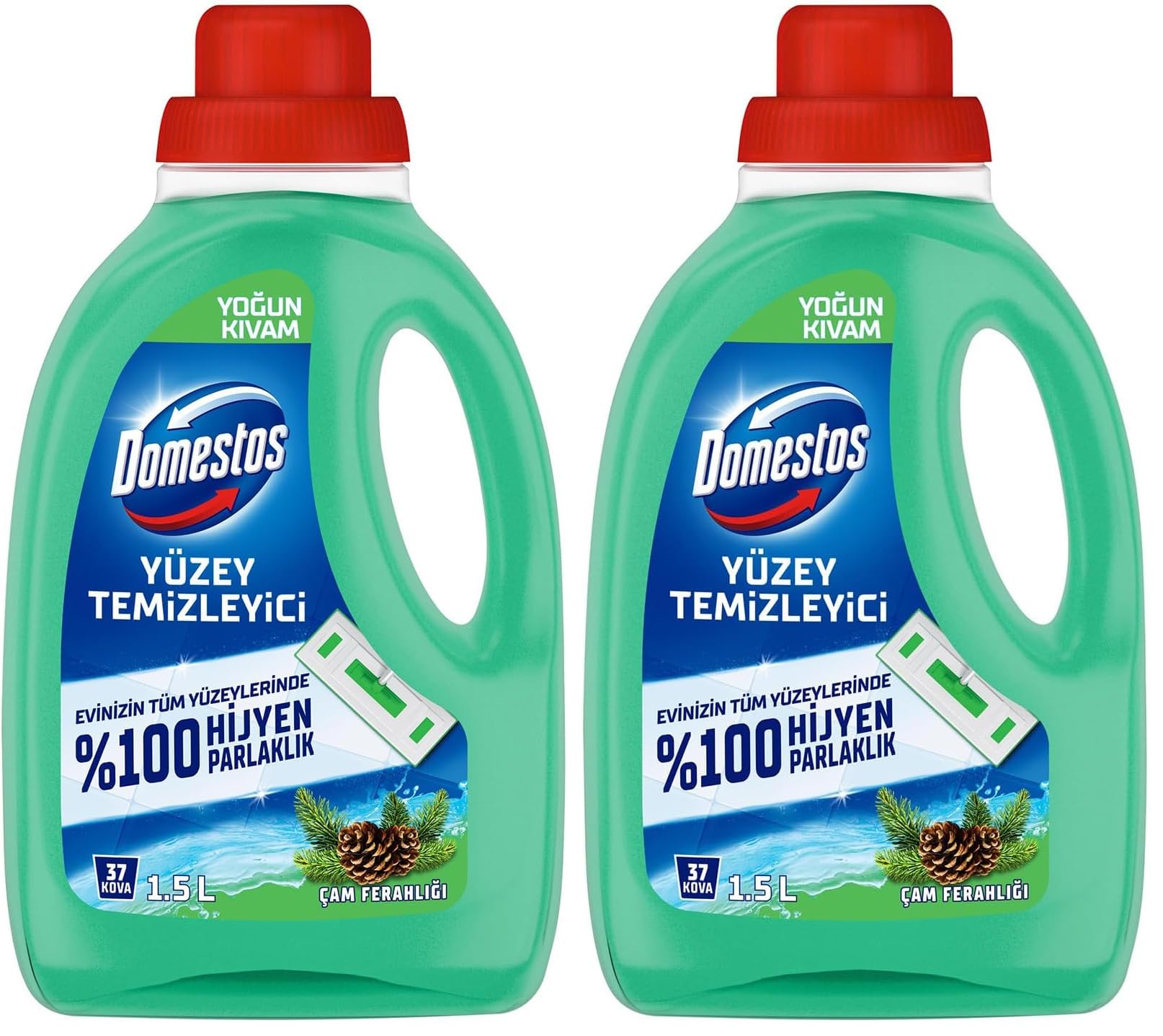 Domestos Yüzey Temizleyici Yoğun Kıvam Çam 1500 ml 2li paket