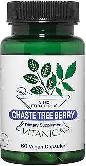 Chaste Tree Berry, Vitex Extract Plus, Vegan, 60 Capsules