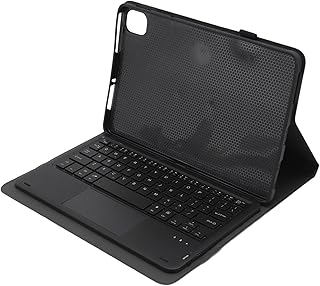 Generic Klavye Deri Kutusu, USB C Şarj Isı Dispasyonu Klavye Kılıfı PAD 5 Pro 11 inç Için Kesin Coutouts çıkarılabilir (BLACK)