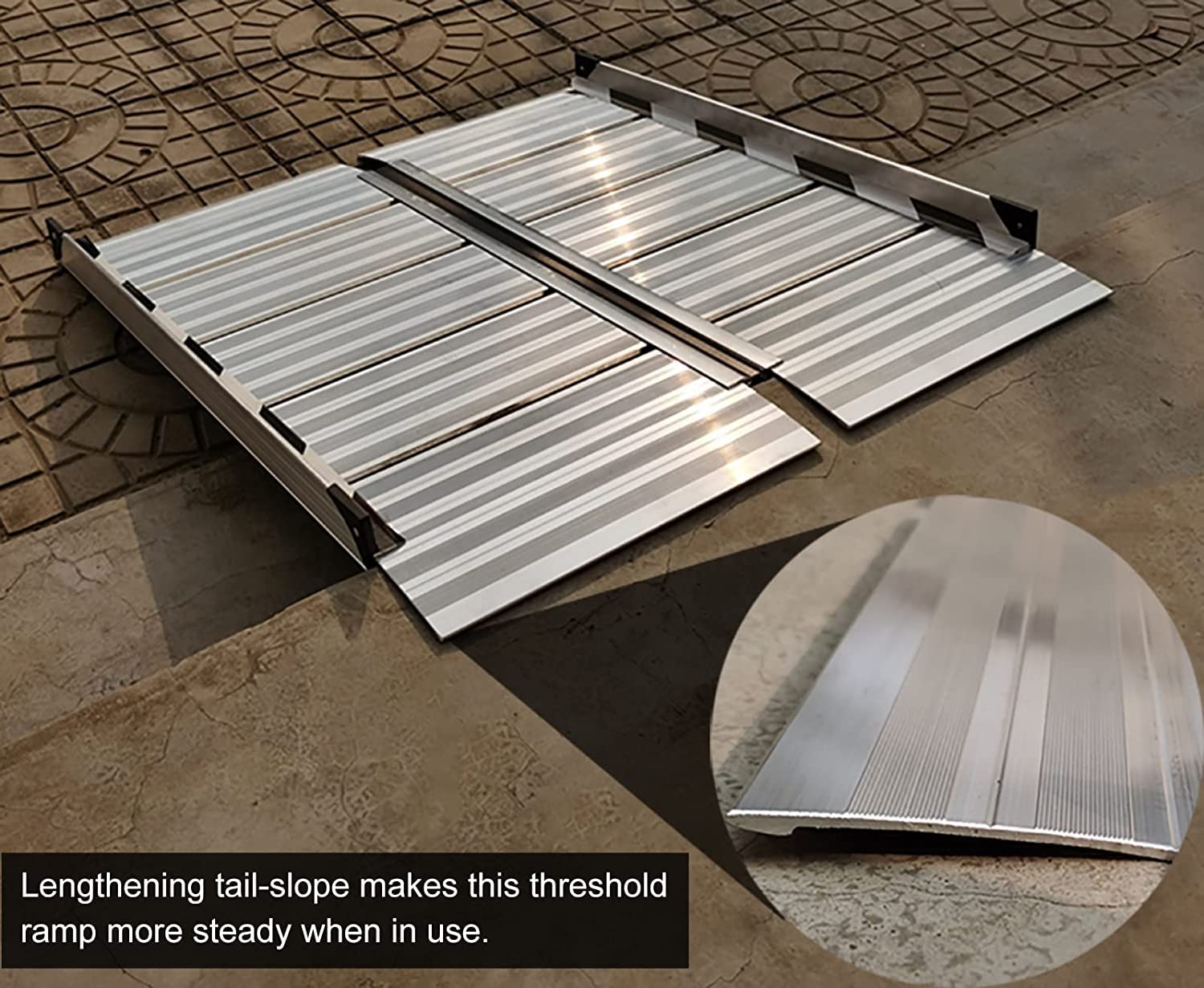 Podjazdy dla niepełnosprawnych Podjazd dla wózków inwalidzkich Przenośny aluminiowy próg podjazdu Uchwyt składany podjazd dla skuterów Stopnie Schody Podjazdy krawężnikowe Podjazdy dla niepełnospraw