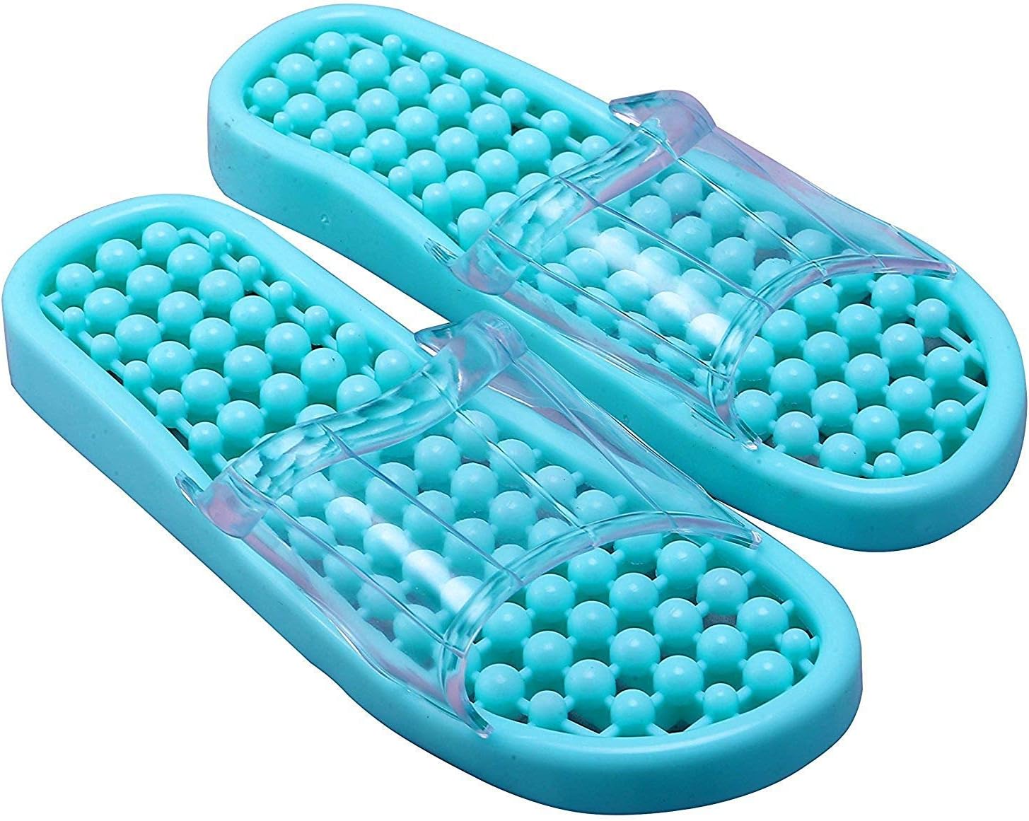 Istara Health Care Acupressure Massage Therapy Slippers Leg Foot Body Massager Blood Circulation Slippers Bathroom Slipper for Men and Women (Large = U.S (9-10) European (40-41))