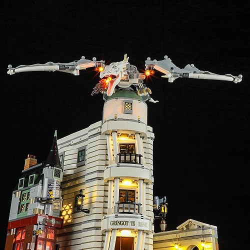 Miniatura 7 de BRIKSMAX Kit de iluminación LED para LEGO-76417 Gringotts Wizarding Bank - Compatible con Lego Harry Potter Juego de construcción - No incluye juego