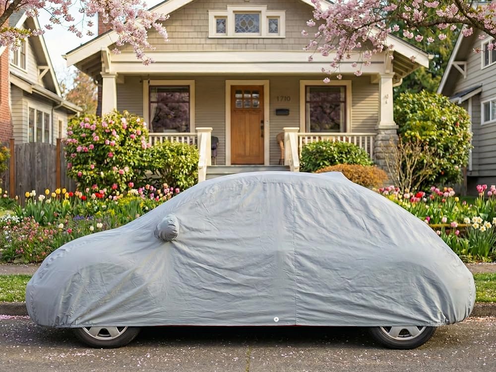 CarsCover Custom Fits for 1998-2010 Volkswagen New Beetle Car Cover for 5 Layer Ultrashield Waterproof VW Beetle — view 3