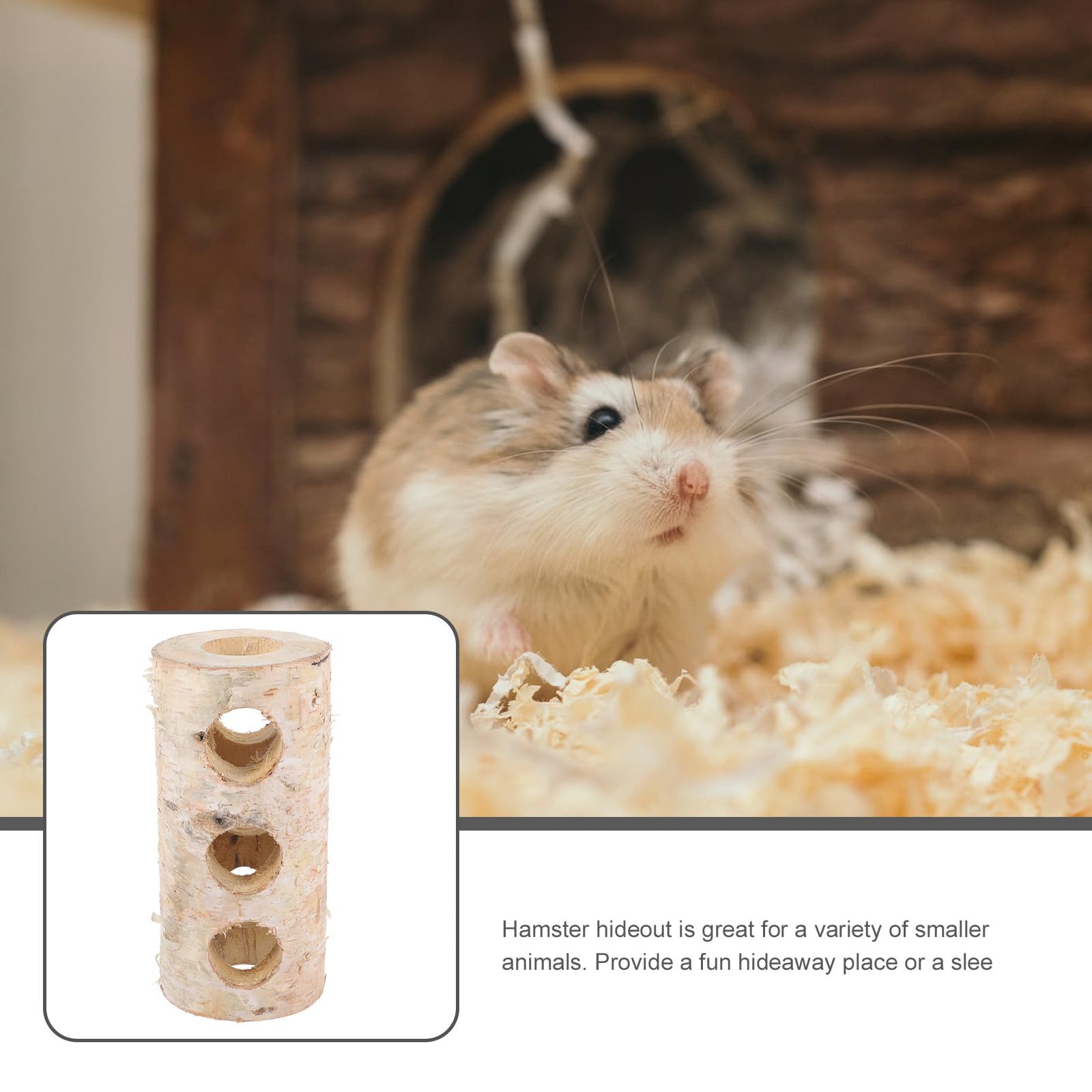 Hamsterversteckhöhle, Handgefertigt, Stabil, Beige
