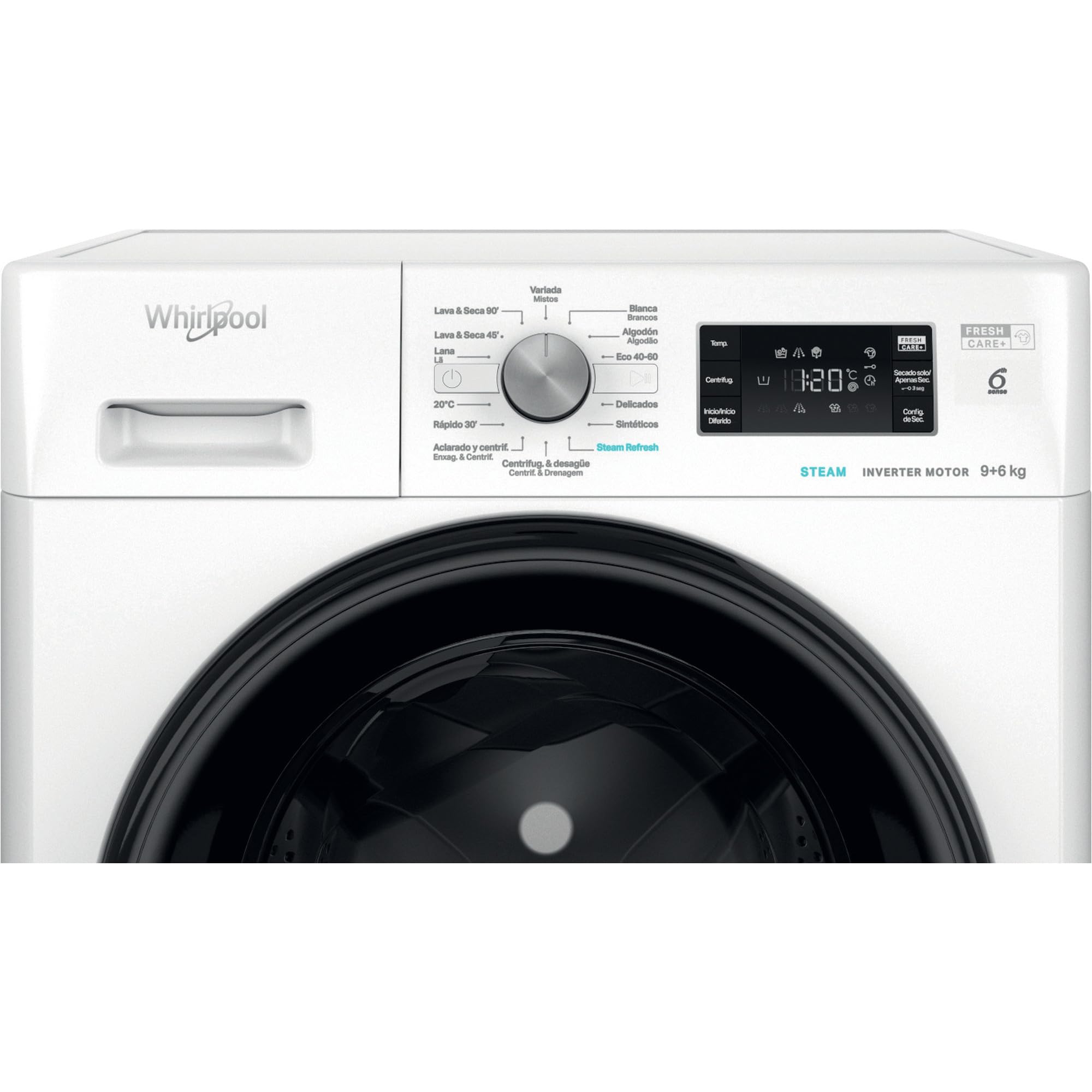 Whirlpool - Lavasecadora FFWDB 964489 BV SPT Clase A 9+6 Kg 1400 rpm Blanco