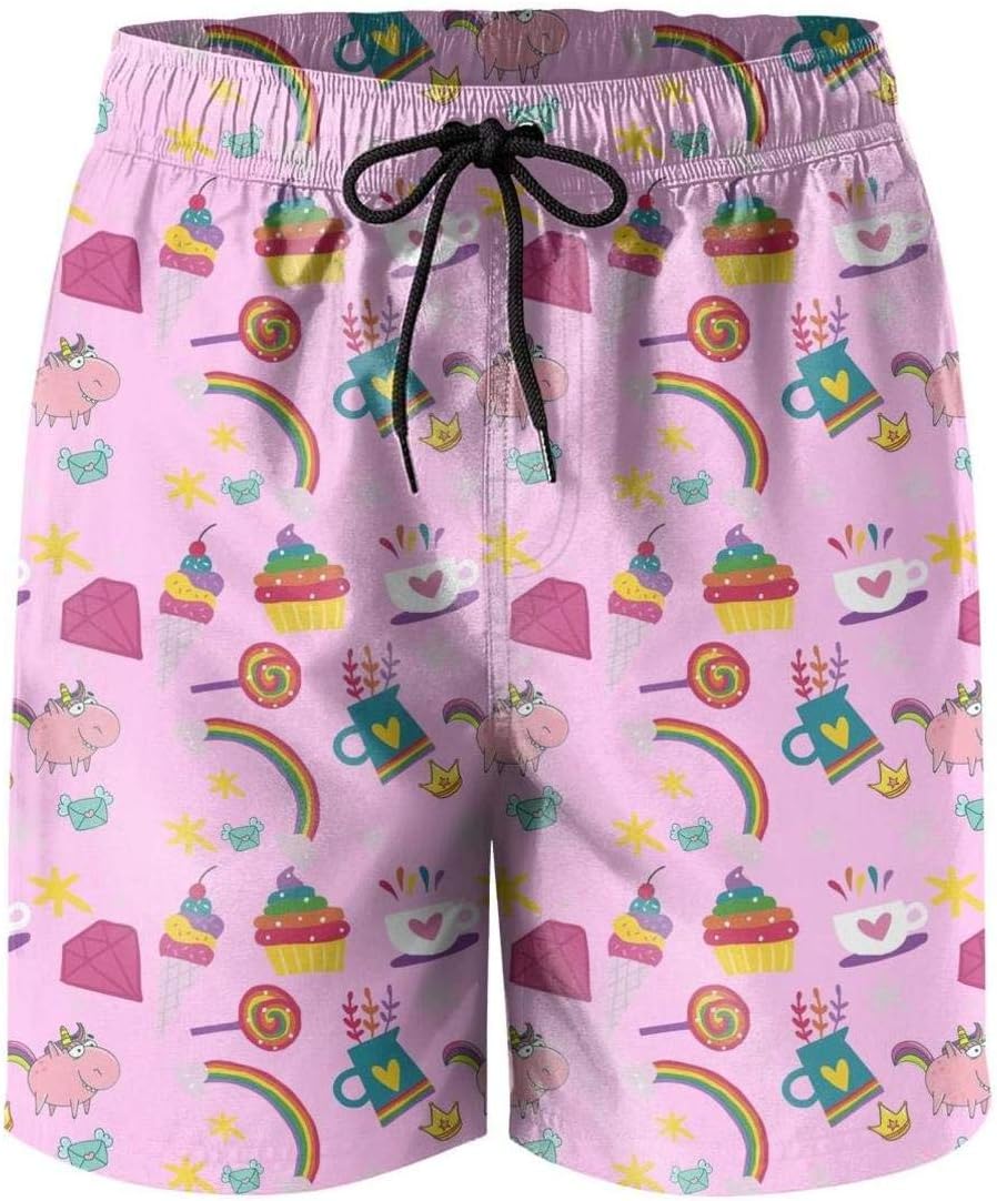 Astronaut Rocket Planet Man's Beach Shorts Water Sport Casual Sport Board Shorts