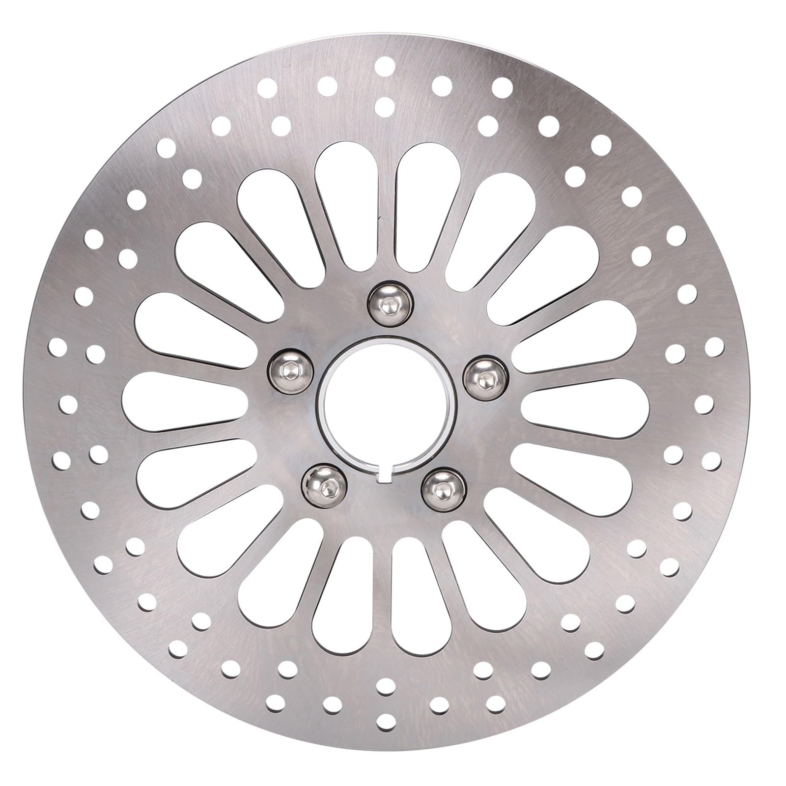 Juego De Discos De Freno Delanteros Y Traseros Motocicletas Para HARLEY Touring Softail Sportster Dyna 1984-2013 Disco de freno trasero(Rear)