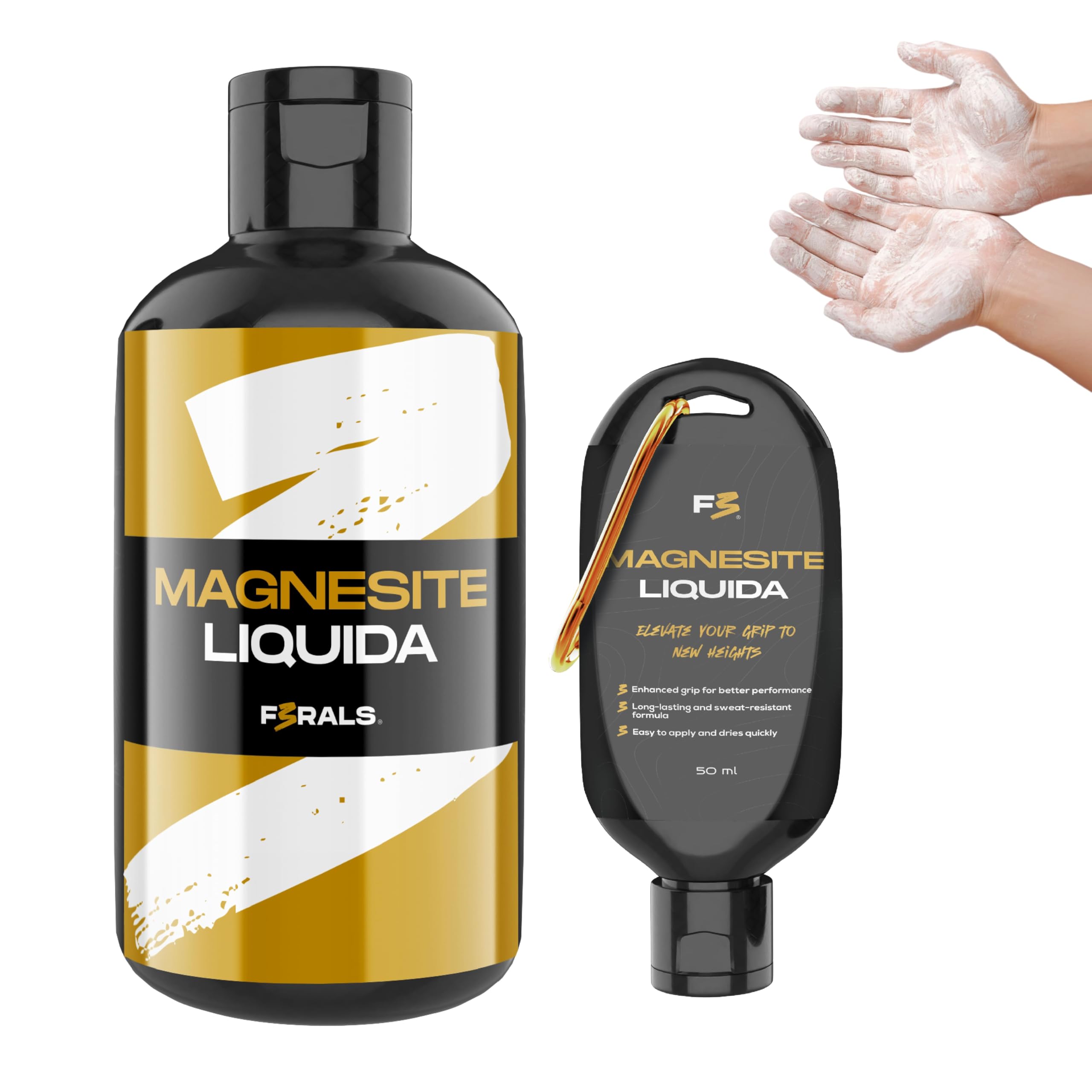 Magnesite Liquida Palestra | Grip Senza Polvere Cross Training - Arrampicata Padel Tennis Antiscivolo | Gesso Liquido Antiscivolo - Calisthenics e Ginnastica Artistica
