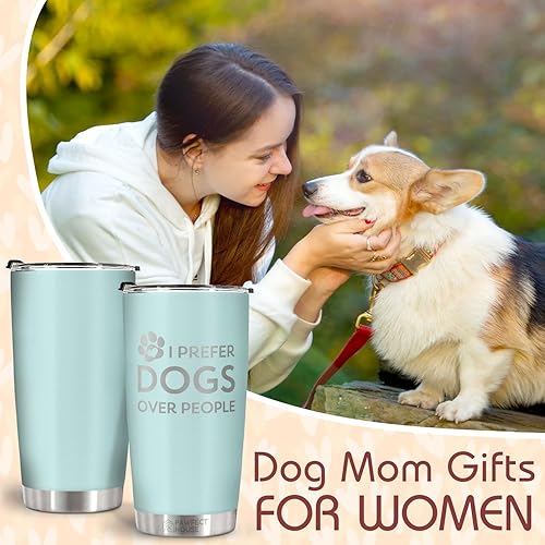 Miniatura 7 de Regalos de Navidad para mujeres amantes de los perros, vaso de acero inoxidable de 20 onzas, regalos de cumpleaños para ella, regalos para la mejor