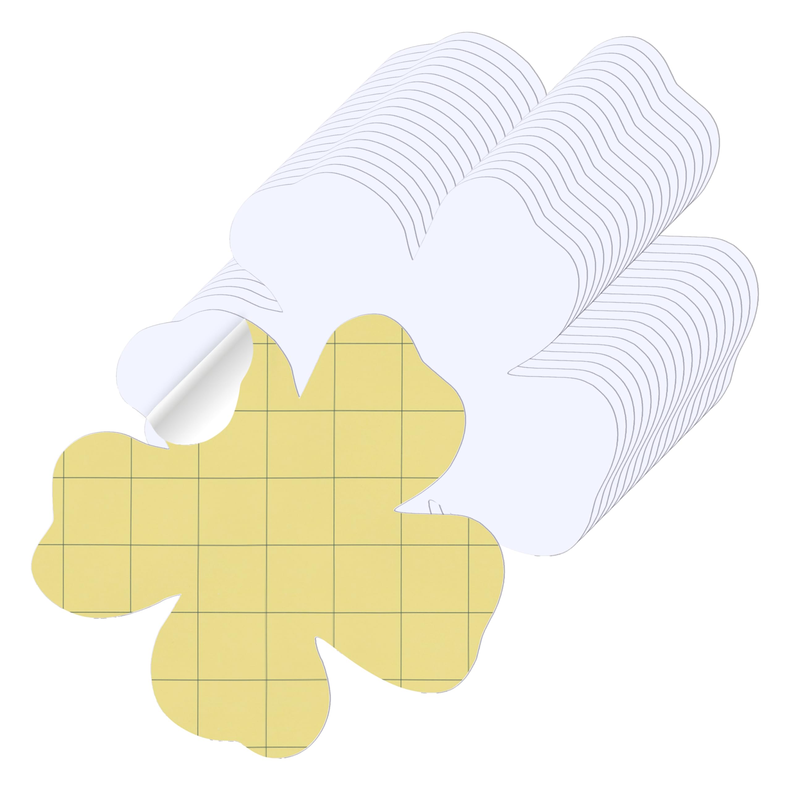 Hygloss Sticky Flower Craft Boards - 6 Pack 5.5-Inch Self Stick Collage Boards for Kids - Peel &amp; Stick Mounting Boards for Art Projects, School Crafts, Classrooms, and DIY Displays