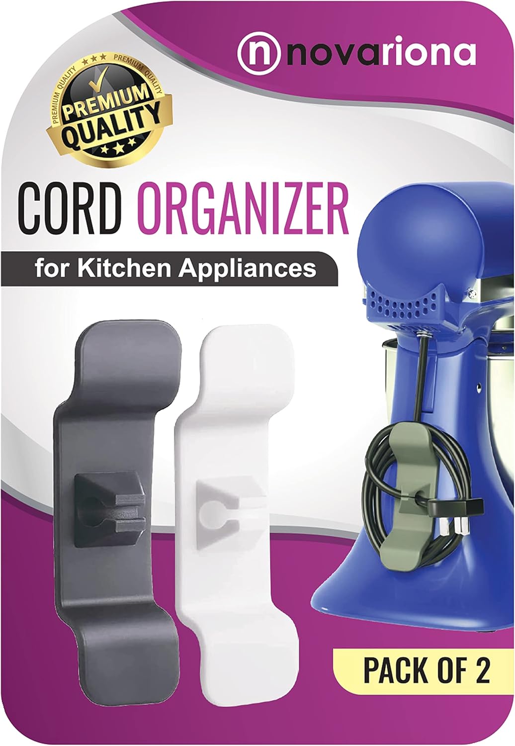 Novariona Cord Organizer for Kitchen Appliance Cord