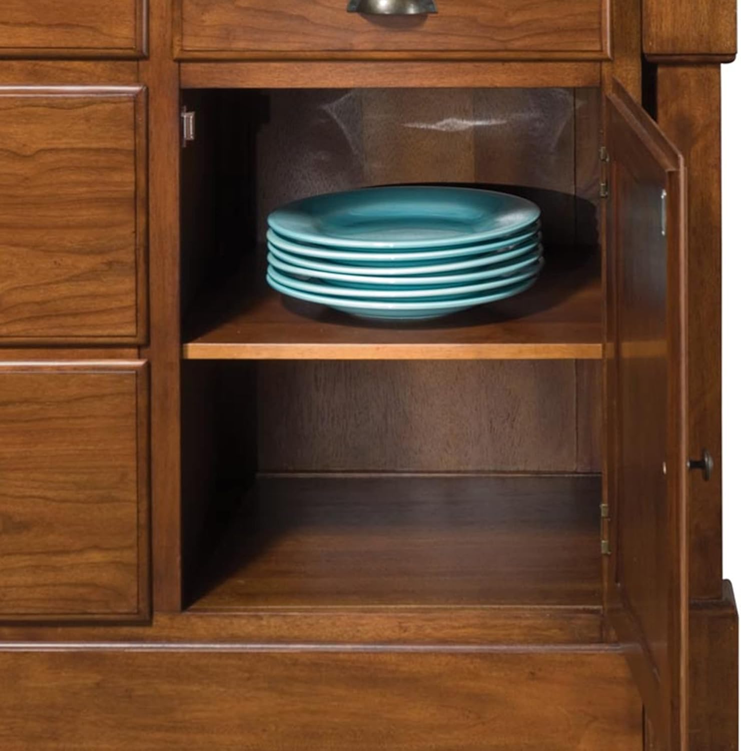 Aspen Rustic Cherry Kitchen Island by Home Styles : Home & Kitchen