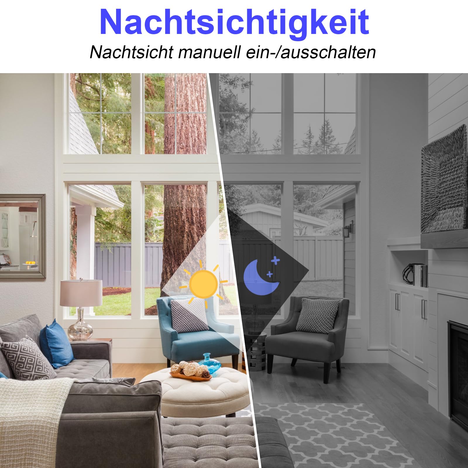 Powerbank-Minikamera, HD 1080P Klein Kamera mit Nachtsichtfunktion, Videokamera, 5000mAh Powerbank-Kamera mit 3-in-1-USB-Kabel