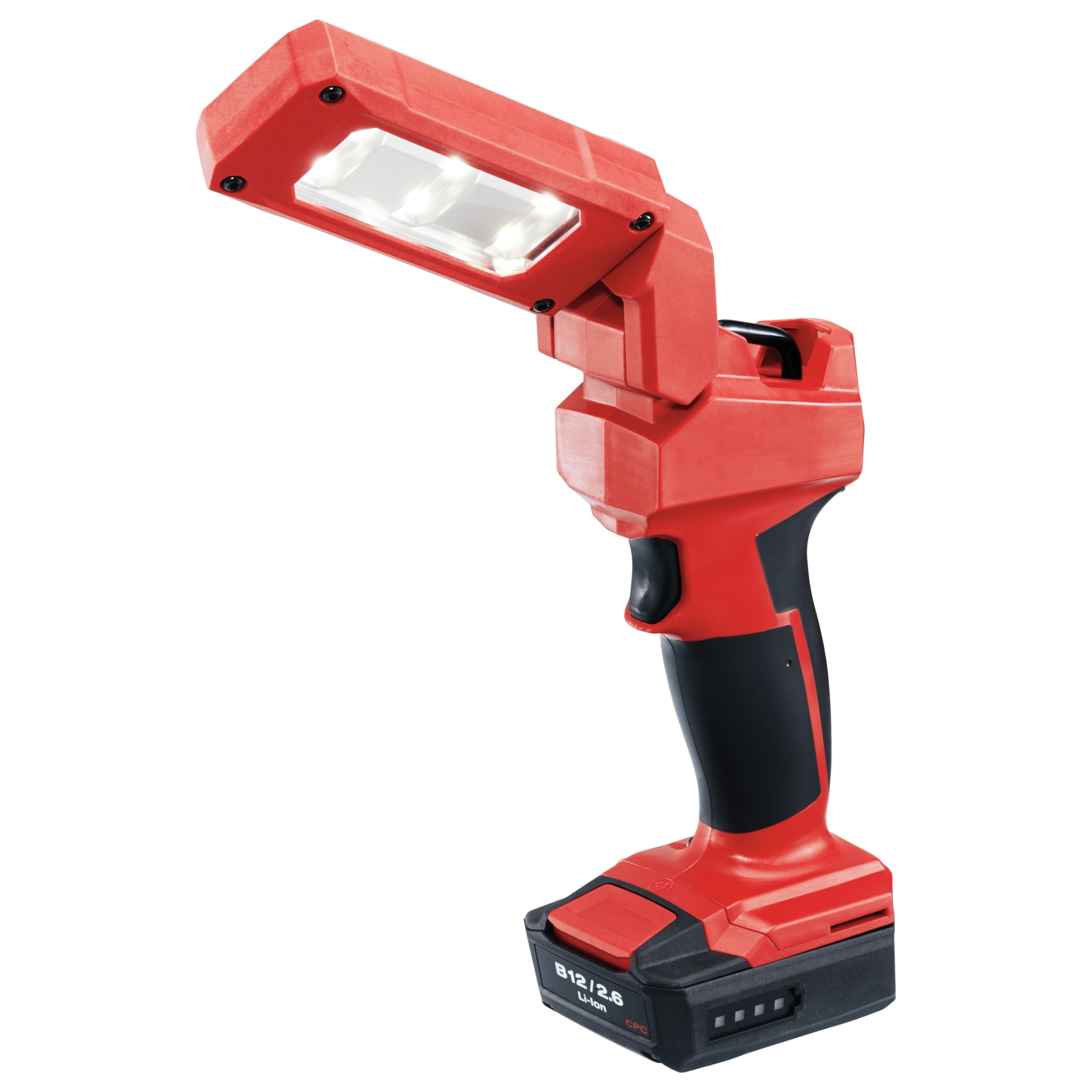Hilti SL 2-A12 Lampada senza fili, testa girevole a 360 gradi, luce da lavoro per illuminare aree ristrette e di medie dimensioni, solo strumento (2163831)