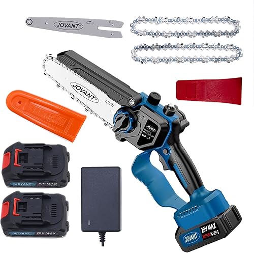 Motosierra inalámbrica de 6 pulgadas, funciona con pilas, ramas de árbol ligeras de mano y herramientas eléctricas de poda de madera, mini