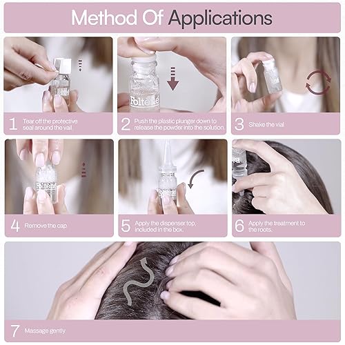 Miniatura 4 de FOLTENE Tratamiento para el cabello y el cuero cabelludo para mujeres (nuevo embalaje)  Solución de pérdida de cabello con tricalgoxilo para