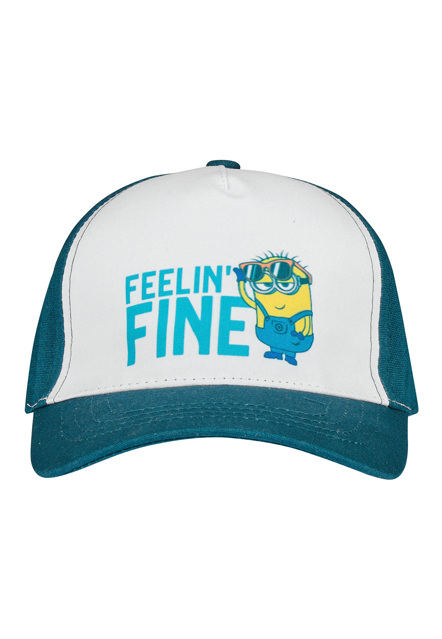 Onomato! Unisex Kids Green Minions Kids Baseball Cap Summer Hat, 52/54 Cm