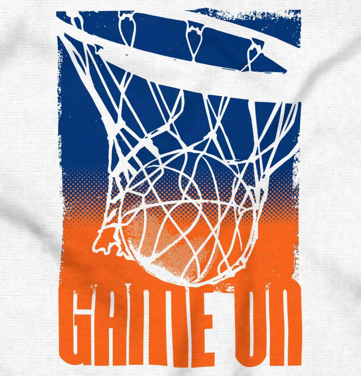 Basketball Hoop Athlete Game On Mens Graphic T Shirt Tees