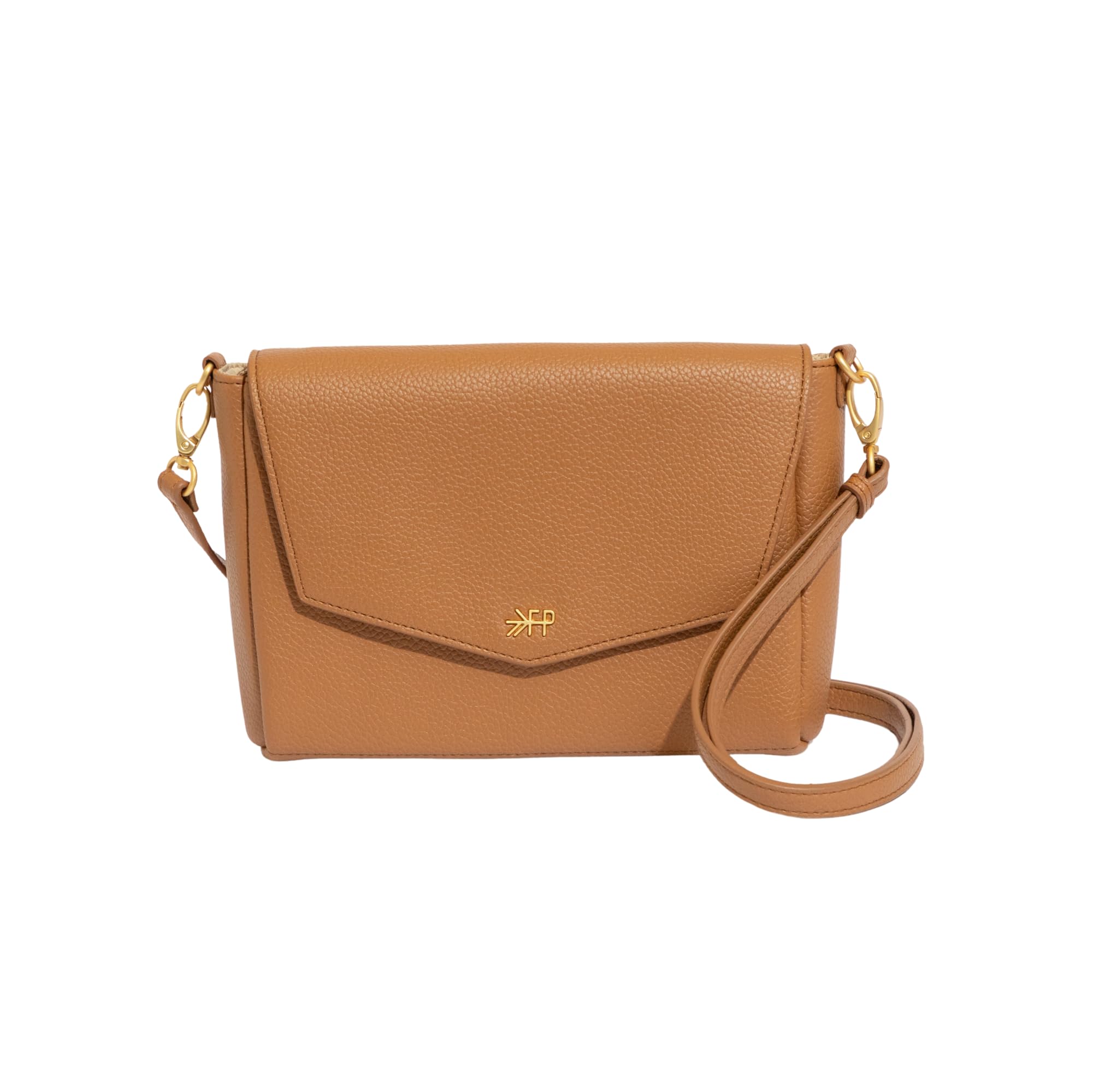 Freshly Picked Borsa a tracolla classica da donna, elegante borsa a tracolla realizzata in pelle vegana di alta qualità