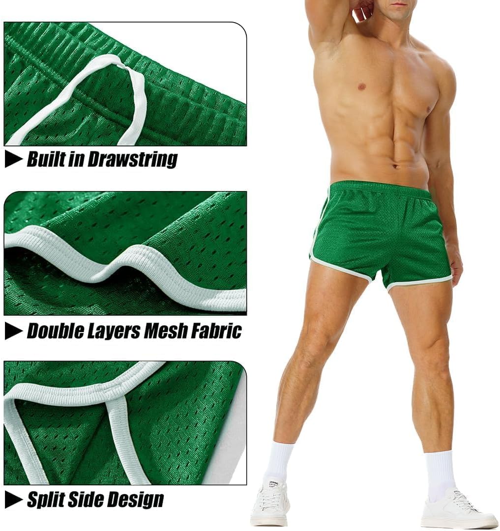 AIMPACT Mens Running Shorts Breathing Workout Gym Booty Short Shorts - Image 4