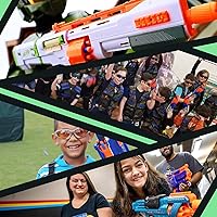 Vista 6 de TORMEN Dardos de succión de repuesto, compatibles con pistolas de juguete Nerf Elite Series Blasters, color azul claro, 100