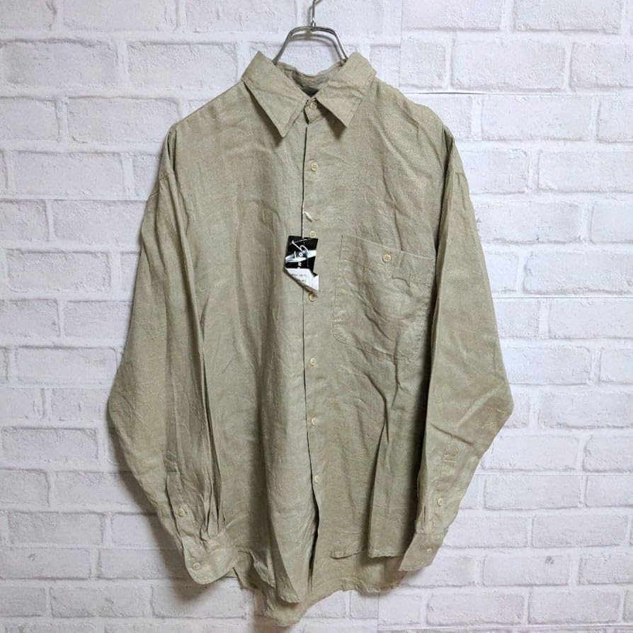 Amazon.co.jp: GOOUCH デッドストック 長袖リネンシャツ グーチ
